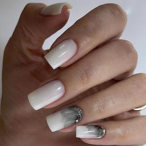 Elegant Minimalist Press-On Nail Set (24pcs) (DESIGN 7482)