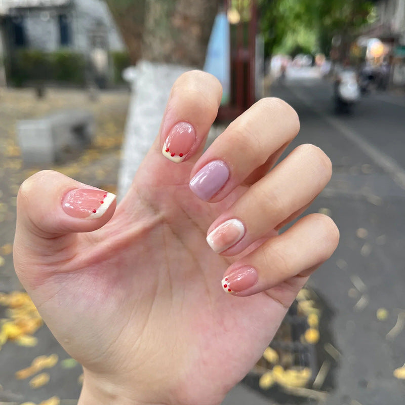 Elegant Minimalist Press-On Nail Set (24pcs) (DESIGN 7312)