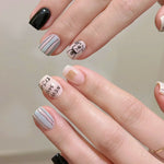 Elegant Minimalist Press-On Nail Set (24pcs) (DESIGN 7662)