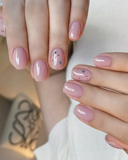 Elegant Minimalist Press-On Nail Set (24pcs) (DESIGN 7551)