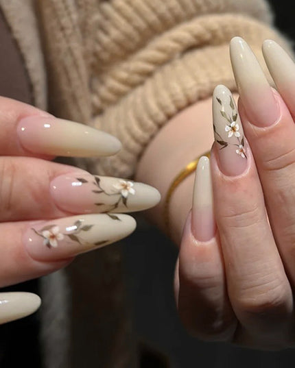Elegant Minimalist Press-On Nail Set (24pcs) (DESIGN 7608)