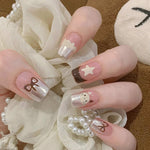 Elegant Minimalist Press-On Nail Set (24pcs) (DESIGN 7643)