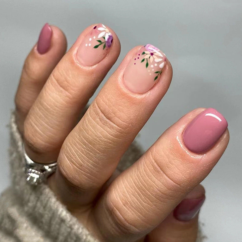 Elegant Minimalist Press-On Nail Set (24pcs) (DESIGN 7441)