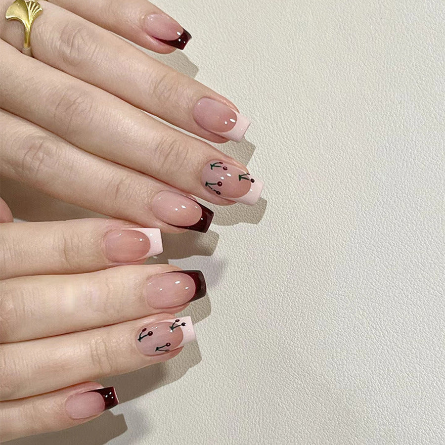 Elegant Minimalist Press-On Nail Set (24pcs) (DESIGN 7525)