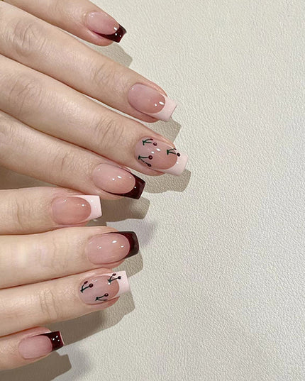 Elegant Minimalist Press-On Nail Set (24pcs) (DESIGN 7525)