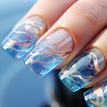 Elegant Minimalist Press-On Nail Set (24pcs) (DESIGN 7430)
