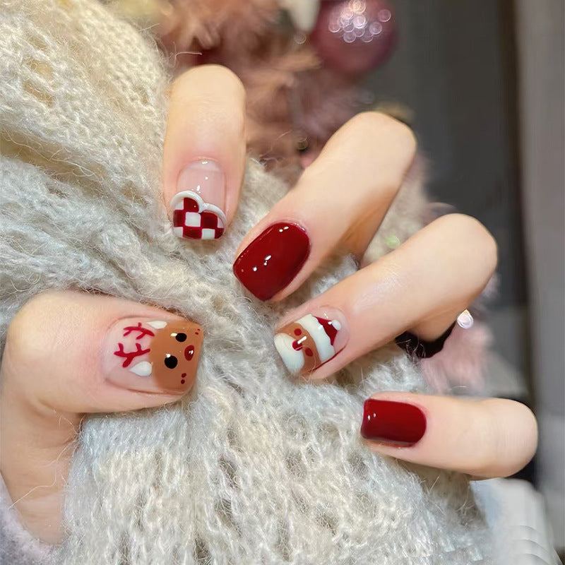Elegant Minimalist Press-On Nail Set (24pcs) (DESIGN 7400)
