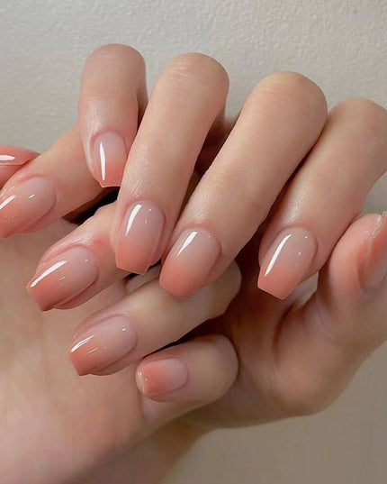 Elegant Minimalist Press-On Nail Set (24pcs) (DESIGN 7527)