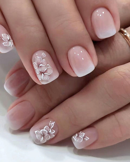 Elegant Minimalist Press-On Nail Set (24pcs) (DESIGN 7472)
