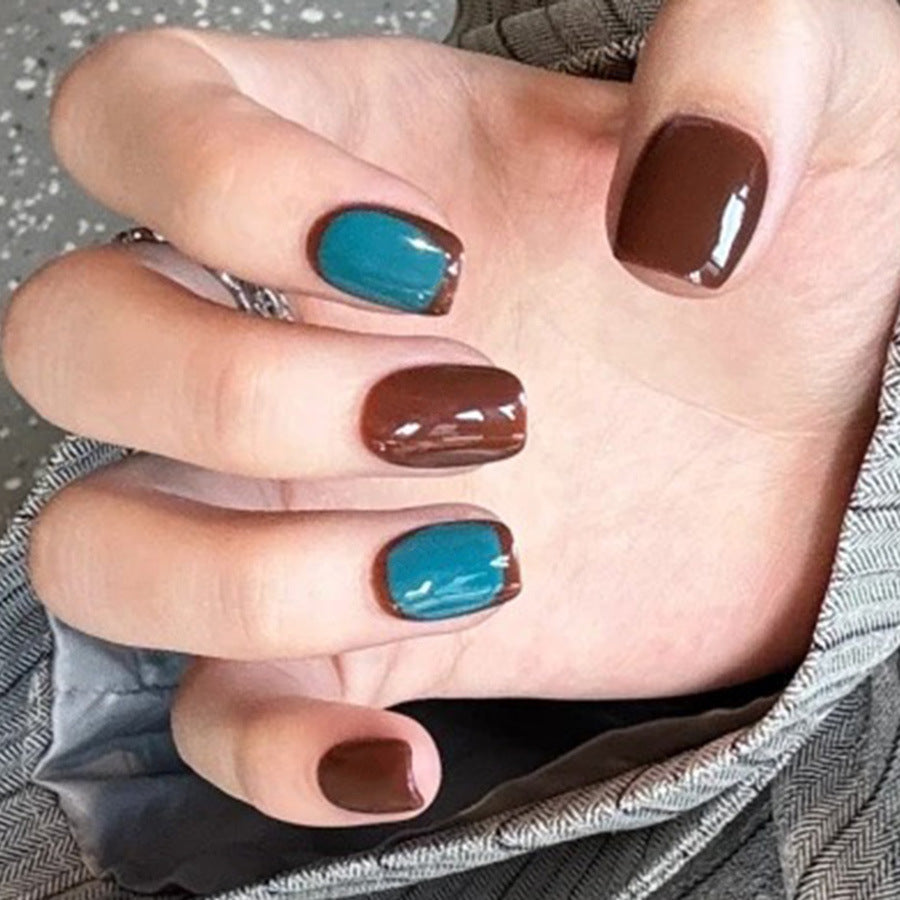 Elegant Minimalist Press-On Nail Set (24pcs) (DESIGN 7651)