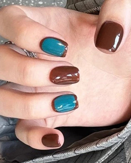 Elegant Minimalist Press-On Nail Set (24pcs) (DESIGN 7651)