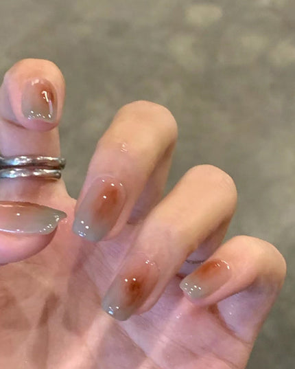 Elegant Minimalist Press-On Nail Set (24pcs) (DESIGN 7506)