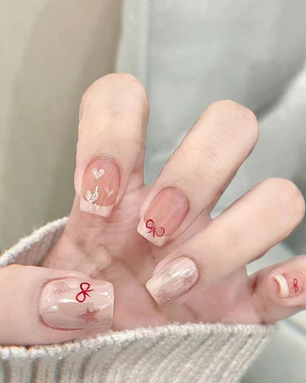 Elegant Minimalist Press-On Nail Set (24pcs) (DESIGN 7504)