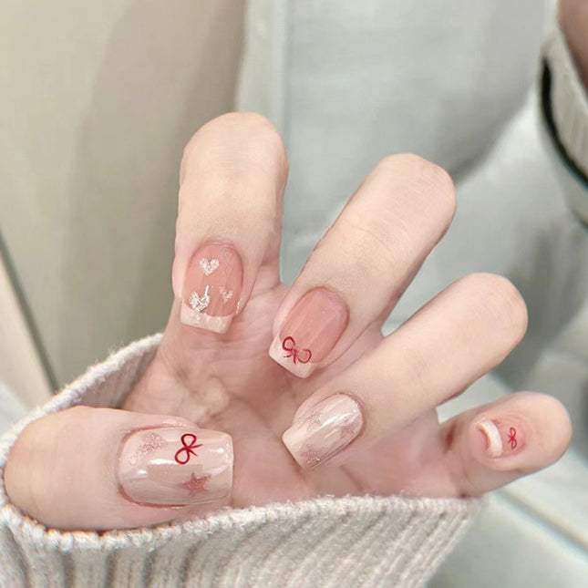 Elegant Minimalist Press-On Nail Set (24pcs) (DESIGN 7504)