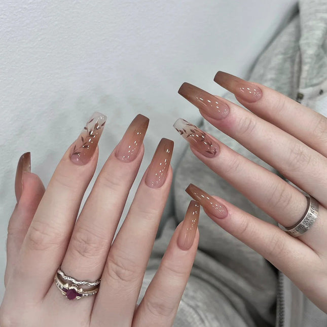 Elegant Minimalist Press-On Nail Set (24pcs) (DESIGN 7622)