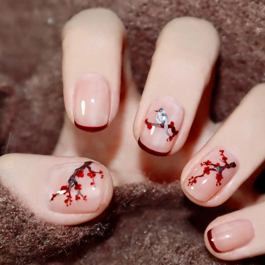 Elegant Minimalist Press-On Nail Set (24pcs) (DESIGN 7597)