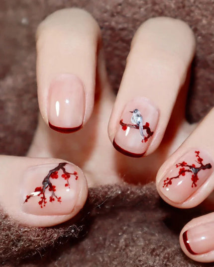 Elegant Minimalist Press-On Nail Set (24pcs) (DESIGN 7597)