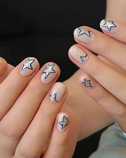 Elegant Minimalist Press-On Nail Set (24pcs) (DESIGN 7577)