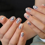 Elegant Minimalist Press-On Nail Set (24pcs) (DESIGN 7577)