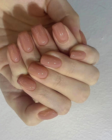 Elegant Minimalist Press-On Nail Set (24pcs) (DESIGN 7420)