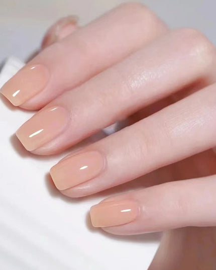 Elegant Minimalist Press-On Nail Set (24pcs) (DESIGN 7376)