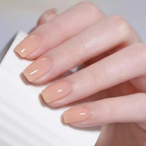 Elegant Minimalist Press-On Nail Set (24pcs) (DESIGN 7376)