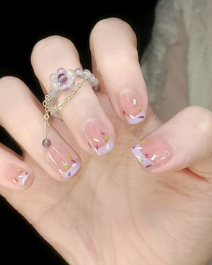 Elegant Minimalist Press-On Nail Set (24pcs) (DESIGN 7311)