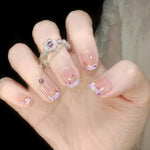Elegant Minimalist Press-On Nail Set (24pcs) (DESIGN 7311)