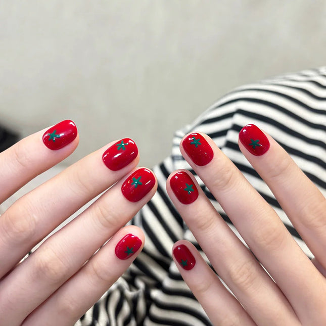 Elegant Minimalist Press-On Nail Set (24pcs) (DESIGN 7586)