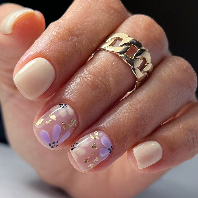 Elegant Minimalist Press-On Nail Set (24pcs) (DESIGN 7483)