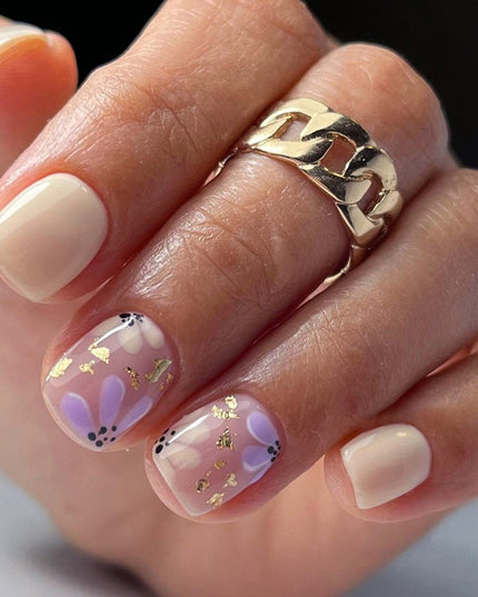 Elegant Minimalist Press-On Nail Set (24pcs) (DESIGN 7483)