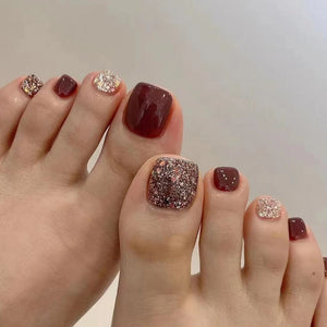 Elegant Minimalist Press-On Nail Set (24pcs) (DESIGN 7490)