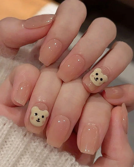 Elegant Minimalist Press-On Nail Set (24pcs) (DESIGN 7635)