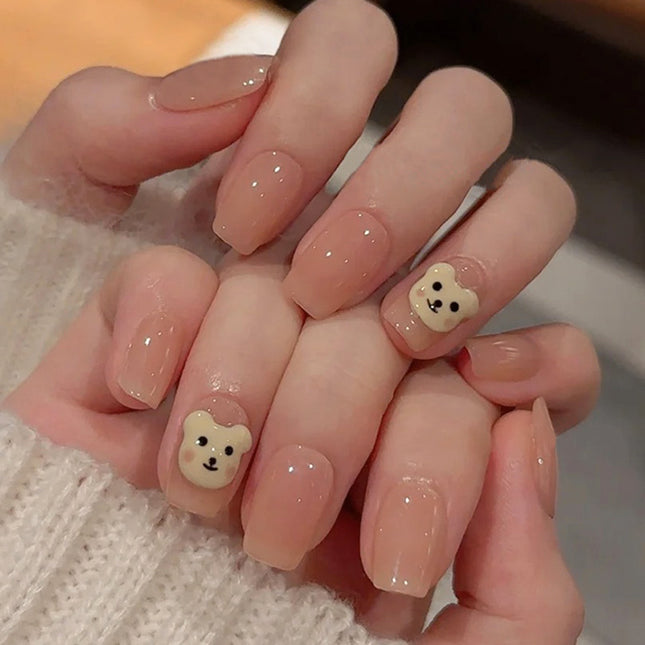 Elegant Minimalist Press-On Nail Set (24pcs) (DESIGN 7635)