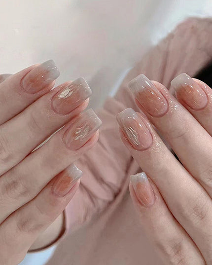 Elegant Minimalist Press-On Nail Set (24pcs) (DESIGN 7502)