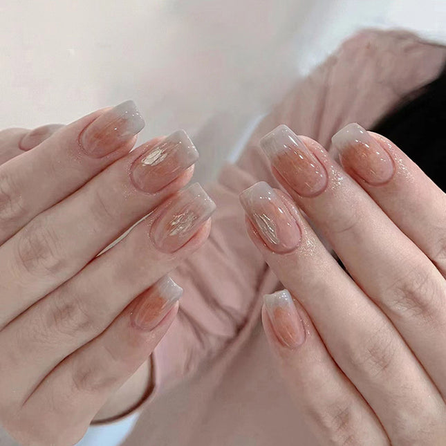 Elegant Minimalist Press-On Nail Set (24pcs) (DESIGN 7502)