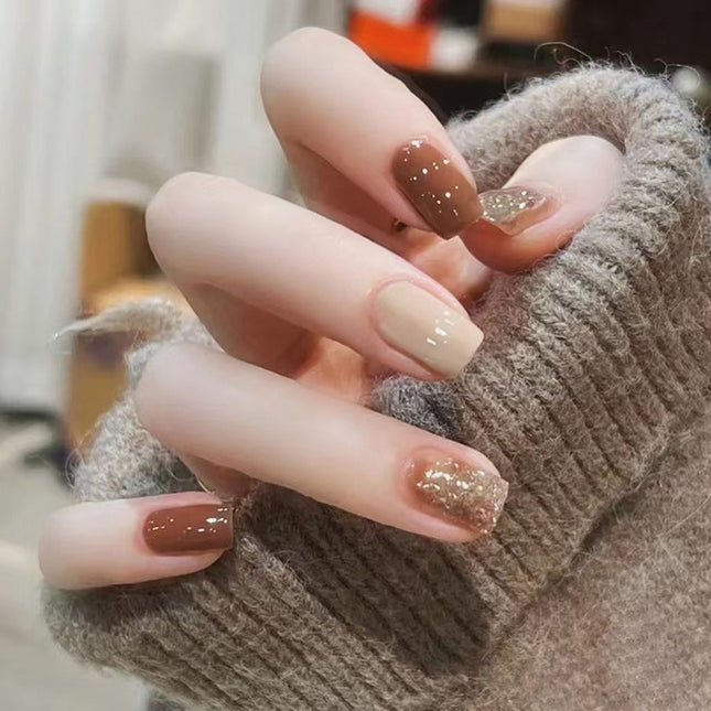 Elegant Minimalist Press-On Nail Set (24pcs) (DESIGN 7537)