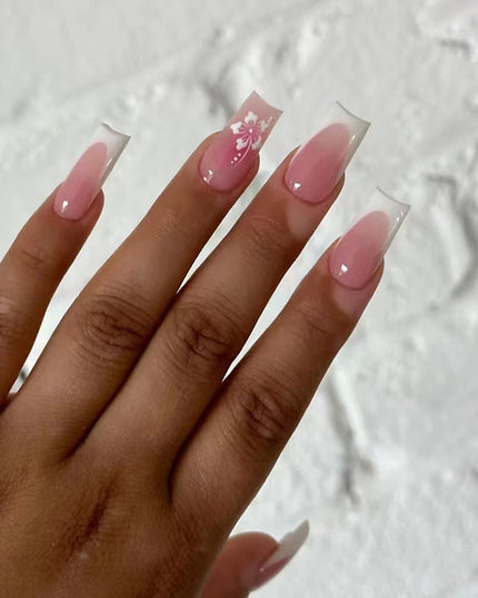 Elegant Minimalist Press-On Nail Set (24pcs) (DESIGN 7477)