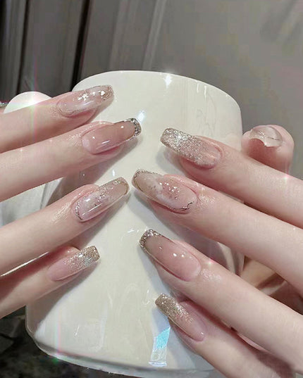 Elegant Minimalist Press-On Nail Set (24pcs) (DESIGN 7513)