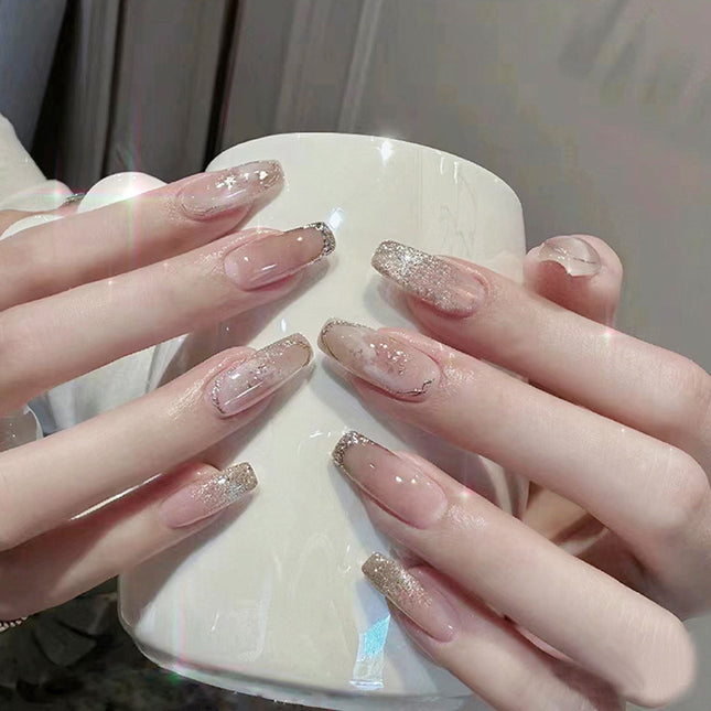 Elegant Minimalist Press-On Nail Set (24pcs) (DESIGN 7513)