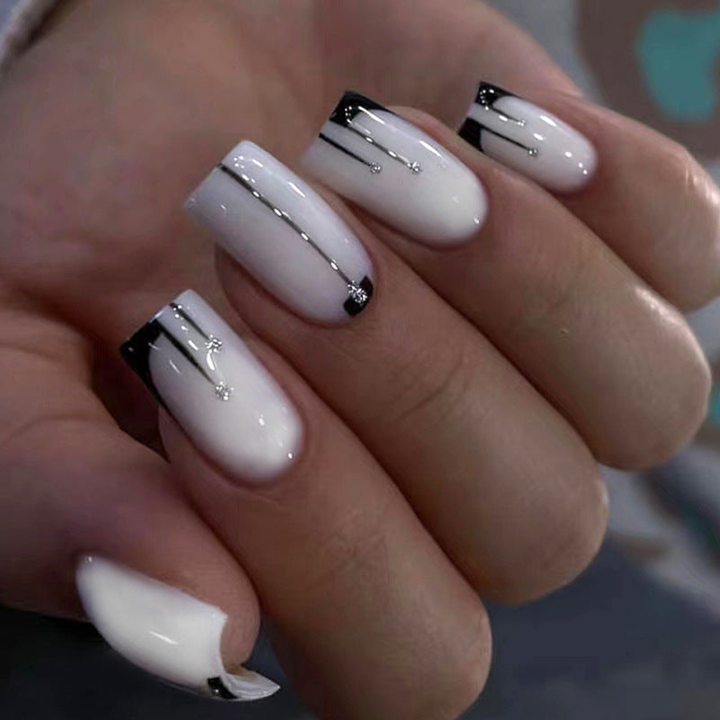 Elegant Minimalist Press-On Nail Set (24pcs) (DESIGN 7395)