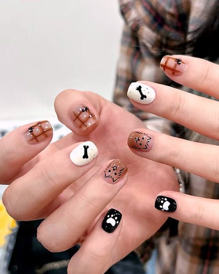Elegant Minimalist Press-On Nail Set (24pcs) (DESIGN 7539)