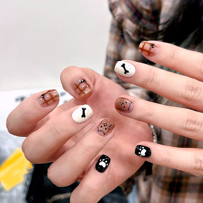 Elegant Minimalist Press-On Nail Set (24pcs) (DESIGN 7539)