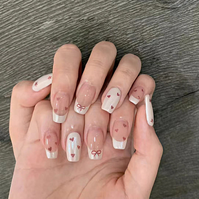 Elegant Minimalist Press-On Nail Set (24pcs) (DESIGN 7514)