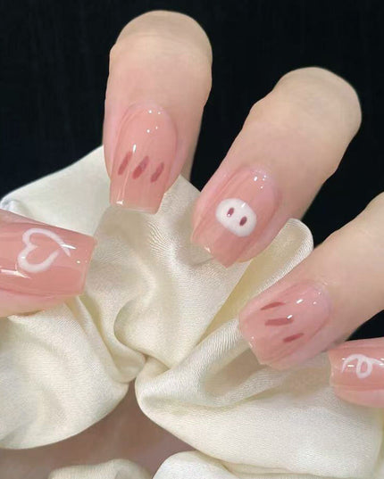 Elegant Minimalist Press-On Nail Set (24pcs) (DESIGN 7665)