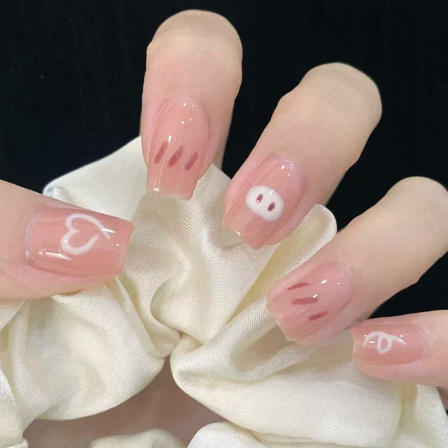 Elegant Minimalist Press-On Nail Set (24pcs) (DESIGN 7665)