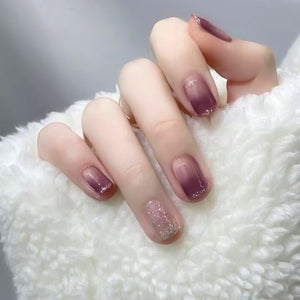 Elegant Minimalist Press-On Nail Set (24pcs) (DESIGN 7355)