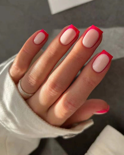 Elegant Minimalist Press-On Nail Set (24pcs) (DESIGN 7398)