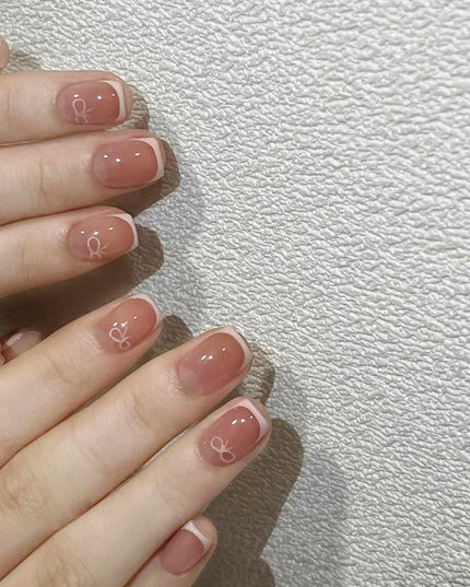 Elegant Minimalist Press-On Nail Set (24pcs) (DESIGN 7518)