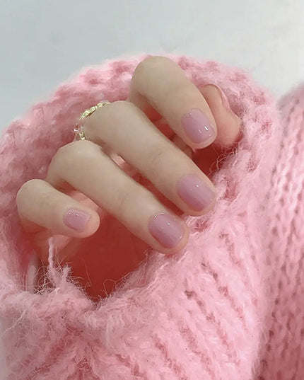 Elegant Minimalist Press-On Nail Set (24pcs) (DESIGN 7378)